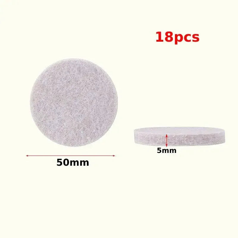 Felt Pad Round Furniture Pads Chair Legs Anti Scratch Floor Protector Self-Adhesive Furniture Sliders for Hardwood Floors Table