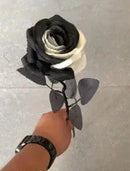 DIA 8CM Artificial Roses Valentine's Day Plastic Juana Flower Bouquet Wedding Decoration Living Room Dining Table Ornament Roses