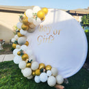White Sand Gold Balloons Garland Arch Kit Latex Balloon Globos Birthday Party Decoration Wedding Party Kid Baby Shower Supplies