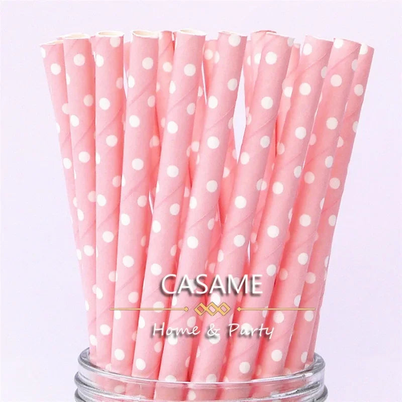 25 pcs lridescent Straws carnaval Party Wedding Decoration Kids Birthday Baby Shower Christmas Frozen Supplies party