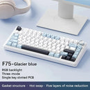 AULA F75 Gaming Mechanical Keyboard W/ RGB PBT keycaps Hot-Swap Gasket Structure 75% Layout Customized Tri-Mode Game Keyboards