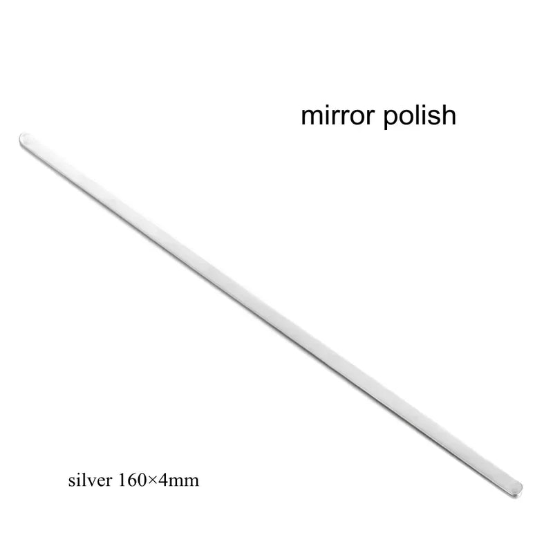 10pcs Stainless Steel Straight Cuff Bangle Blank Plain Rod Bracelet Diy Laser Engraving Bracelet Jewelry Charms Accessories