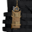 EXCELLENT ELITE SPANKER Tactical Single Pistol Pouch Magazine Clip Flashlight Holder Magazine Pouches for Glock19 M1911 M4 AR15