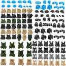 WW2 Military Building Blocks Mini Bricks Solider Figures Gifts Weapon Equipment Accessories USA Greman Vests Armor Toys For Kids