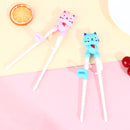 Cartoon Animal Head Chopsticks Children Eating Training Baby Learning Chopsticks