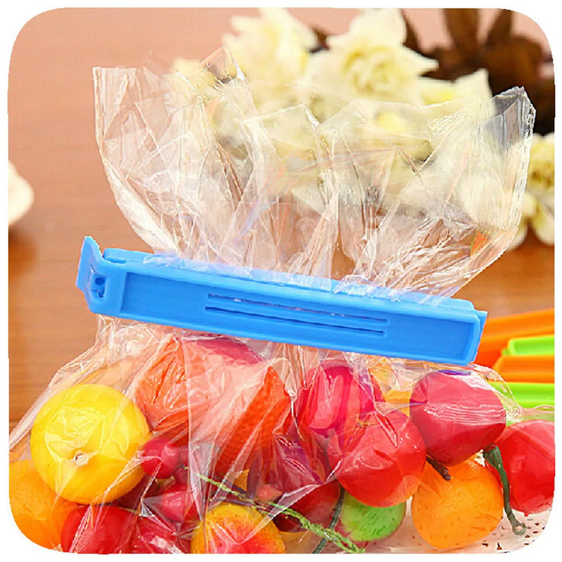3/10Pcs Food Snack Storage Seal Sealing Bag Clips Sealer Clamp Food Bag Clips Kitchen Tool Food Close Clip Kitchen Accessories