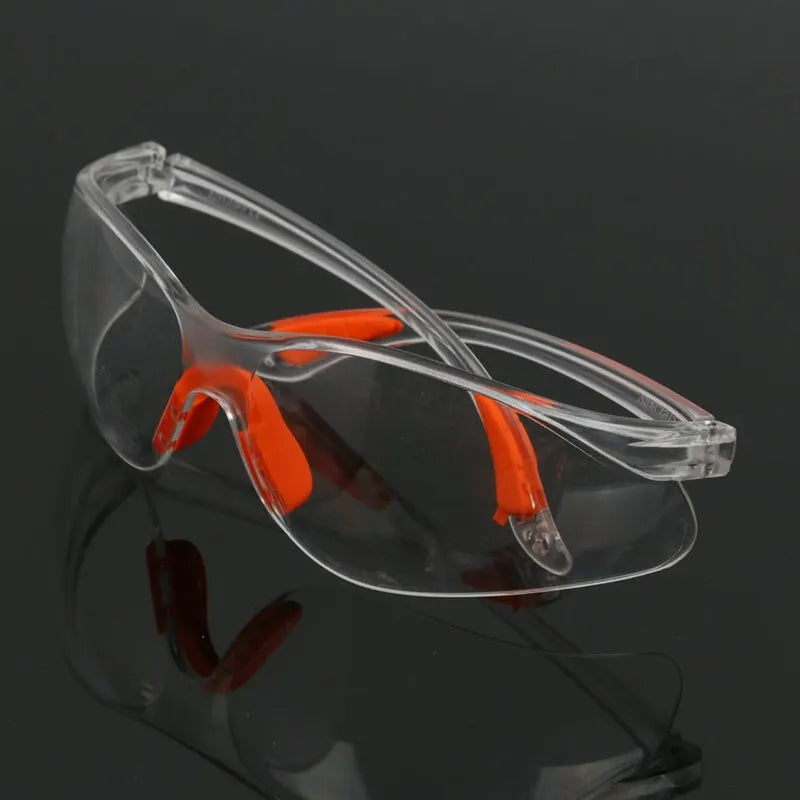 Lab Work Safety Eye Protective Glasses PC Material Anti Impact Wind Dust Proof Goggles Safety Riding Clear Glasses