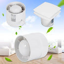 12W Wall Exhaust Fan Ventilation Channel Fan Bathroom Kitchen Garage Pipe Tube Fan 100mm 220V DHL
