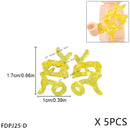 5PCS Cartoon Special Effects Pieces Arm Fist Wind Lightning Leg Flames Weapons Accessories Assemble Scene Bricks Kids for Toys