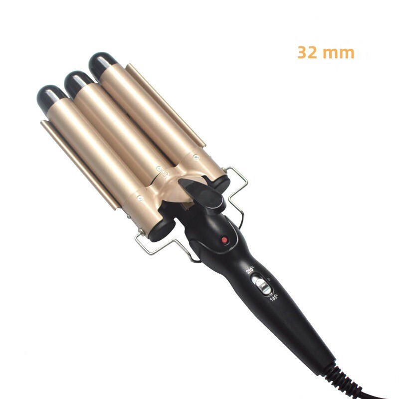 Triple Barrel Hair Curler Professional Tourmaline Ceramic Curling Iron Auto Perm Splint Hair Styling Tools Wave Wand