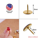 194 Pack Multifunctional National Thumb Nails Push Pins for Photos Picture Wall Country Maps Bulletin Cork Board