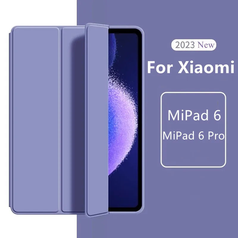 For Funda Xiaomi Pad 6 Case For xiaomi mi pad 6 Pro 11 inch Case Auto Wake up and Sleep Silicone Cover Funda Support Charging