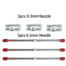 Airbrush Cleaning Pot Stabilizer Bottles Holder Paint Station Glass Jar Bottles Filter Frosted Spray Gun Cleaner Tools Set