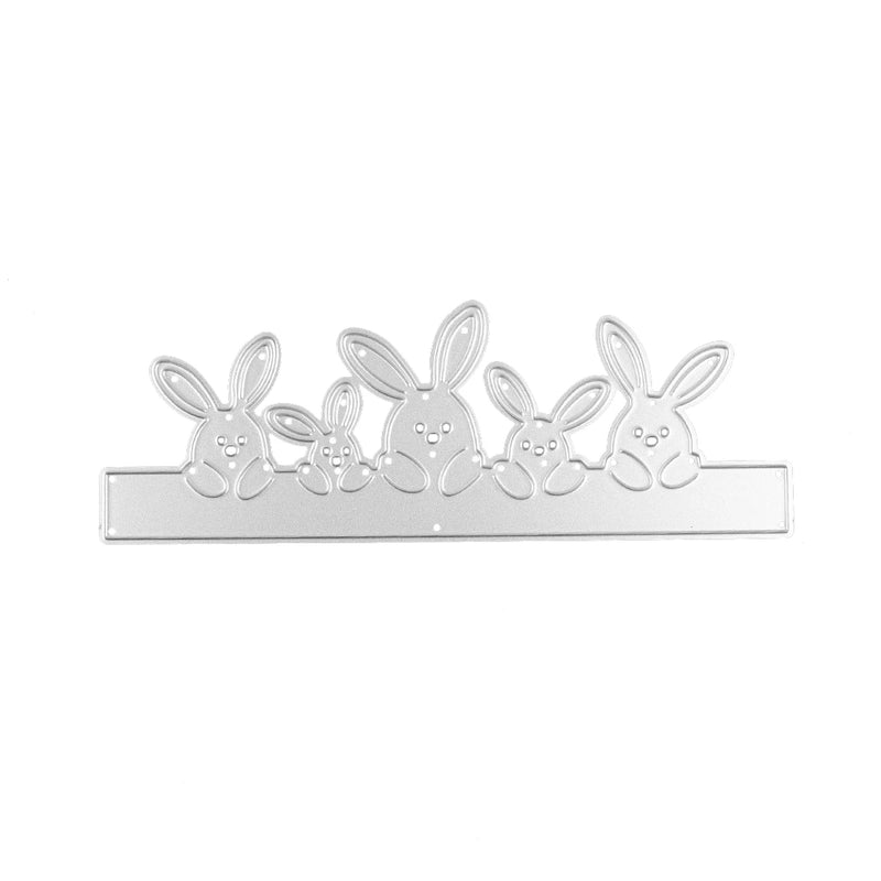 Easter Rabbit Metal Cutting Dies Stencils For DIY Scrapbooking Embossing Handcraft