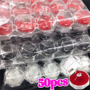 Crystal Transparent Rings Earrings Display Boxes Wedding Ring Packing Jewelry Boxes Valentine's Day Jewelry Organizer Gift Box