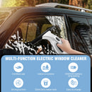 Cordless Window Vac Cleaner Rechargeable - 28cm Squeegee Element & 150ml Water Tank, Window Washer with 200ml Spray Bottle