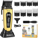 Kemei 90-5 Electric Hair Beard Trimmer for Men 7500 RPM Zero Gap Clipper DLC Blade Cordless Barber Finish Hair Cutting Machine
