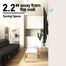 TV Wall Mount, Low Profile for Most 32-70" TV, Fixed Wall Mount Universal TV Brackets Max VESA 400 x 400mm, Weight up to 110lbs