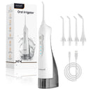 Mornwell D52 USB Rechargeable Water Flosser Oral Irrigator Portable Dental Water Jet 300ML Water Tank Waterproof Teeth Cleaner