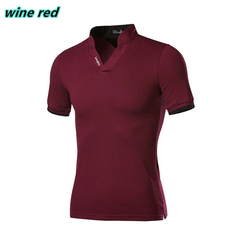 Men Cotton Polo Shirt Tops Fashion Brand Plus Size Short Sleeve Polo Shirt Homme