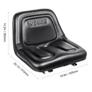 SucceBuy Universal Forklift Seat Fold Down Tractor Seat with Adjustable Angle Back and Micro Switch Comfortable Forklift Seat