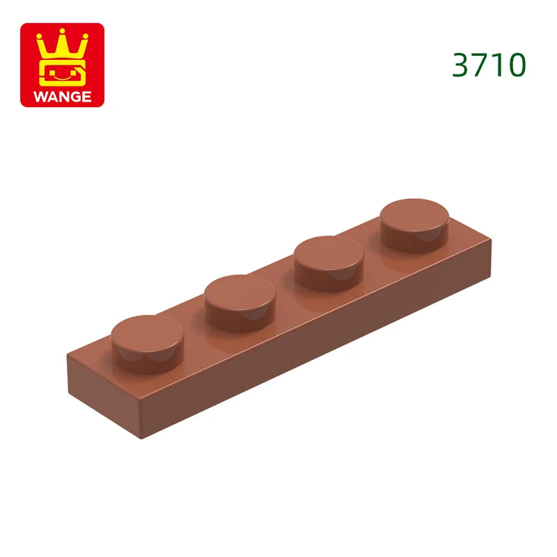 Wange 149Pcs/Lot 3710 1x4 Basic Building Block Moc Components Parts Compatible with Bricks DIY Children Assembly Toy Gift Box