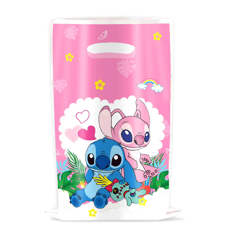 Newcomer Discount Disney Lilo&Stitch Party Gift Bag Children Candy GiftBag Party Supplies Kid Birthday Blue Stitch Home Supplies