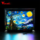 Building Blocks Light For 21333 Ideas The Starry Night Vincent Van Gogh(NOT Include the Model) LED Lighting Accessories  DIY Toy