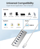 USB 3.0 HUB 7Ports Aluminum High Speed Splitter OTG Adapter USB C Docking Station Multiple Port for MacBook Computer Accessories