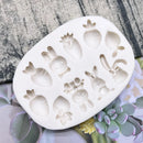 Easter Rabbit Radish Silicone Mold Sugarcraft Chocolate Cupcake Baking Mold Fondant Cake Decorating Tools