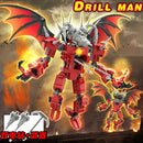 MOC Skibidi Toilet Action Figure Building Blocks Titan Clock Man upgrade 4.0 Bricks DlY Toys For Kid Christmas Birthday Gifts