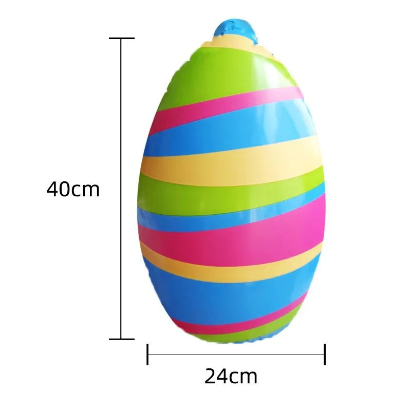 Easter Outdoor Party Games for Family Bunny Potato Sack Race Jumping Bags Kids Easter Egg Spoon Race Eggs Hunt Games Party Favor