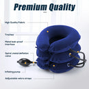 Inflatable Cervical Retractor Neck Massager Air Cervical Traction Neck Stretching Brace Soft Neck Cervical Collar Pillow