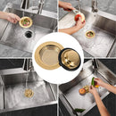Drainage Management Kit Gold Sink Basket Home Improvement Clog Prevention Drain Strainer Multifunctional Sink Use