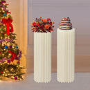 3pcs/2pcs Foldable Cardboard Centerpiece Display Cylinder Flowers Stand Columns Display for Wedding Party Garden Decoration