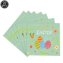 20pcs Easter Bunny Paper Napkins Disposable Napkins Easter Theme Birthday Party Dessert Napkins Spring Easter Party Decorations
