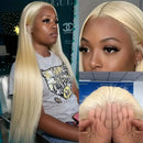 613 Blonde Lace Front Wig Human Hair  Wig  For Wowen Bone Straigh Human Hair Wigs 13X6 Hd Lace Frontal Wig 13X4 Lace Wigs