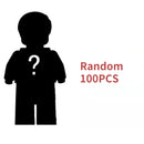 50PCS Mini Dolls Blocks Toys Fit Model Building Construction Toys DIY Assembling Anime Characters for Kids Boys Collect Funs