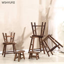 Chicken Wing Wooden Bathing Stool Solid Wood Small Bench Stool Child Mini Chinese Home Living Room Baby Adult Wooden Stool