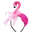 1pc Flamingo Headband Cosplay Decoration Halloween Valentine's Day Cute Girls Birthday Party Hawaiian Pink Accessories