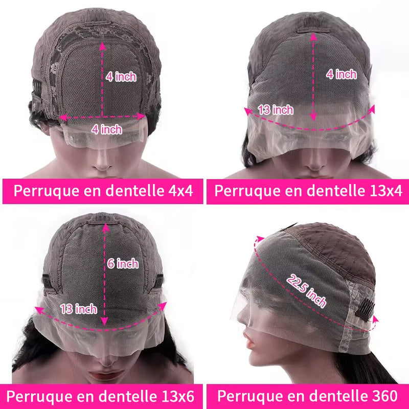 13x6 Lace Front Wig 100% Human Hair Wigs For Women Glueless Wig Hair Pre Plucked Smooth Straight Hair Wig Pre Cut 6x4 5x5 Wig