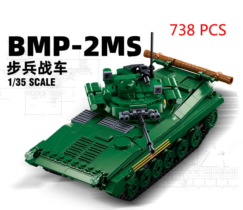 Sluban Normandy Landings Ww2 Military Vehicle Bunker Artillery Building Blocks Germany UK US World War I Ii Army Tank Plane Sets