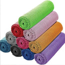 Cooling Towel Instant Relief Microfiber Cool Towels Chilling Neck Wrap Ice Cold Rags for Sports Fitness Camping RIDE Hiking 1/10