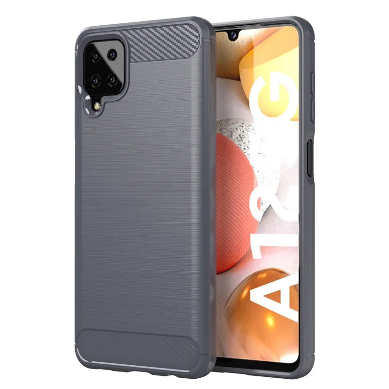 For Samsung Galaxy A12 Case Samsung Galaxy A12 A14 A23 A53 A34 A54 5G Case Cover Shockproof Brushed TPU Cover Samsung Galaxy A12