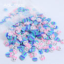 10 g Easter Day Slices Polymer Clay Sprinkles Epoxy Resin Filling Colorful Egg Rabbit Carrot Shape DIY Crafts Making Accessories