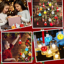 30-100PC Christmas Booze Balls Plastic Fillable Ball Ornament Christmas Hanging Ornaments Water Bottle Bulbs for Christmas Decor