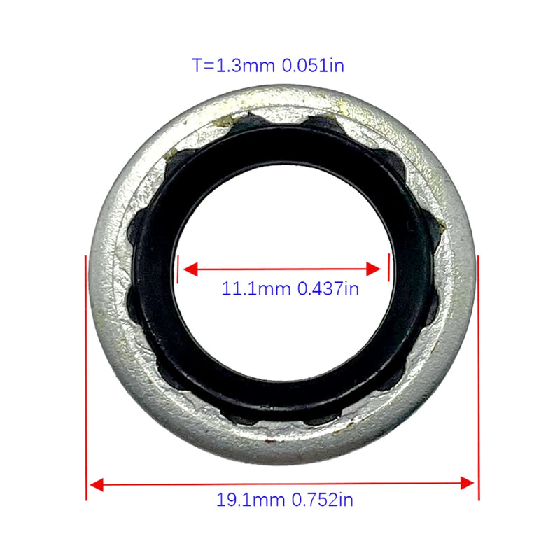 Air conditioning sealing gasket,V5 AVEO gasket,10pieces Air conditioner expansion valve gasket, washer seal