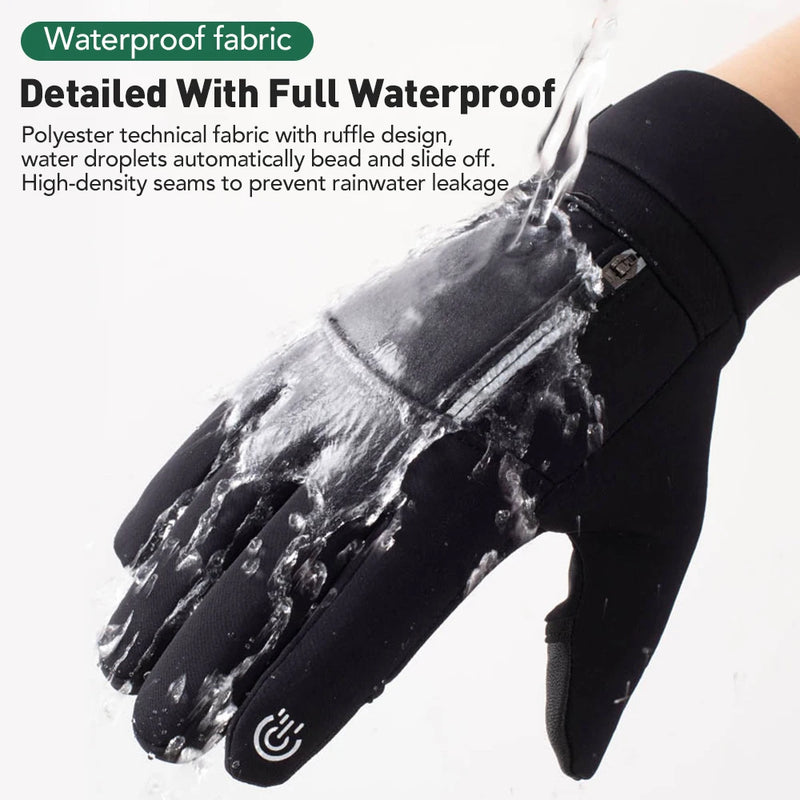 Winter Fishing Gloves 2 Finger Flip Waterproof Winter Gloves Windproof Photograph Men Women Warm Protection Fish Angling Gloves