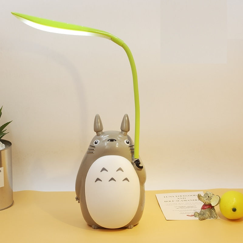 Creative Cartoon Totoro Charging Night Indoor Light  Animal LED UBS Table Lamp Children&