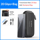 ORICO USB4 M.2 NVMe Enclosure 40Gbps SSD External Case Hard Disk Storage Box M2 Solid State Drive House with Cooling Fan for PC